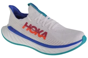 Hoka M Carbon X 3 1123192-WFM, Męskie, Białe, buty do biegania, tkanina, rozmiar: 44 2/3