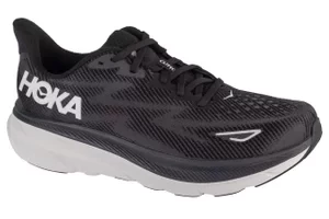 Hoka M Clifton 9 Wide 1132210-BWHT, Męskie, Czarne, buty do biegania, tkanina, rozmiar: 42 2/3