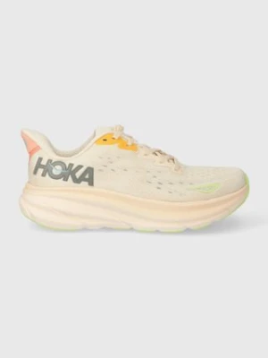 Hoka One One buty do biegania Clifton 9 kolor beżowy 1127896