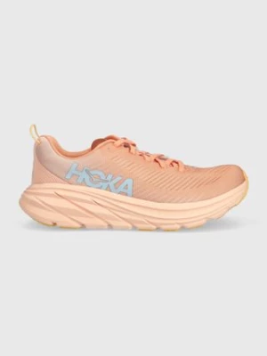 Hoka One One buty do biegania RINCON 3 kolor pomarańczowy na płaskim obcasie 1119396