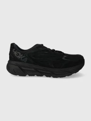 Hoka One One buty zamszowe Us Clifton L kolor granatowy