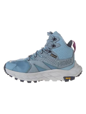 HOKA ONE ONE Skórzane buty trekkingowe "Anacapa" w kolorze błękitnym rozmiar: 40 2/3