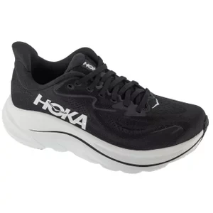 Hoka W Clifton 10 Wide 1162050-BWHT, Damskie, Czarne, buty do biegania, tkanina, rozmiar: 36 2/3