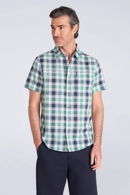 Holiday- męska koszula bawełniana z krótkim rękawem - Green Mountain Warehouse