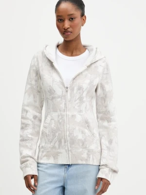 Hollister Co. bluza damska kolor beżowy z kapturem wzorzysta KI352-5243-108