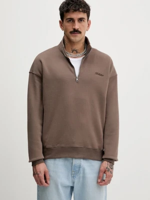 Hollister Co. bluza męska kolor brązowy gładka KI322-5372-420