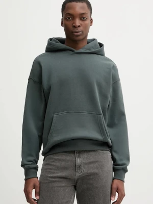 Hollister Co. bluza męska kolor szary z kapturem gładka KI322-5148-300