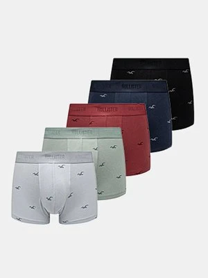 Hollister Co. bokserki 5-pack męskie kolor brązowy KI314-4010