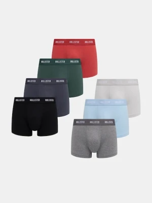 Hollister Co. bokserki 7-pack kolor czerwony KI314-5032-200