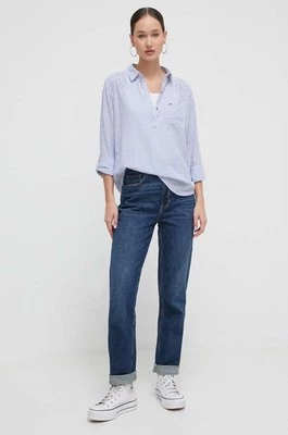 Hollister Co. jeansy 90s damskie high waist
