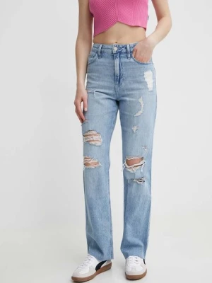 Hollister Co. jeansy damskie high waist KI355-4232-281