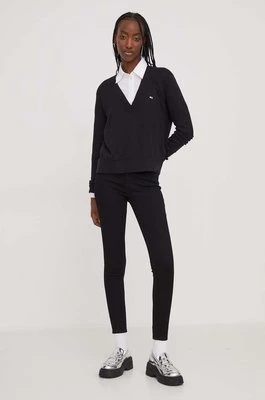 Hollister Co. jeansy damskie kolor czarny