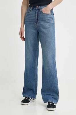 Hollister Co. jeansy damskie kolor niebieski KI355-4204-278