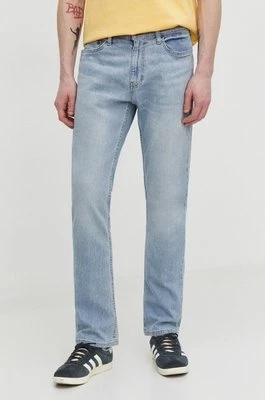 Hollister Co. jeansy męskie kolor niebieski