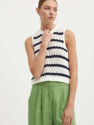 Hollister Co. kamizelka bawełniana beżowy