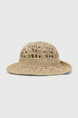 Hollister Co. kapelusz kolor beżowy