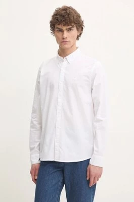 Hollister Co. koszula męska kolor biały regular z kołnierzykiem button-down KI325-4056