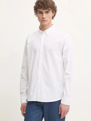 Hollister Co. koszula męska kolor biały regular z kołnierzykiem button-down KI325-4056