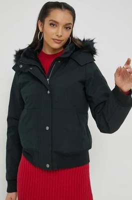 Hollister Co. kurtka damska kolor czarny zimowa