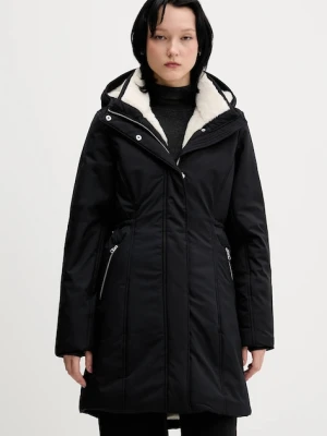 Hollister Co. parka kolor czarny zimowa KI344-5027-901