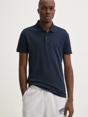 Hollister Co. polo męski kolor granatowy gładki KI324-4117