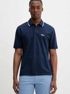 Hollister Co. polo męski kolor granatowy gładki KI324-5199