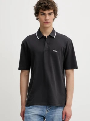 Hollister Co. polo męski kolor szary gładki KI324-5199