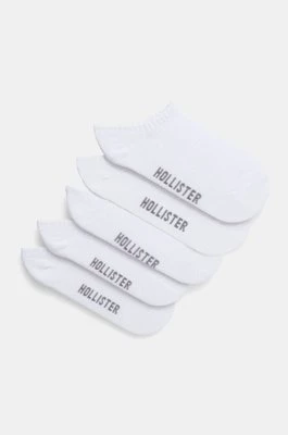 Hollister Co. skarpetki 5-pack męskie kolor biały KI312-4001