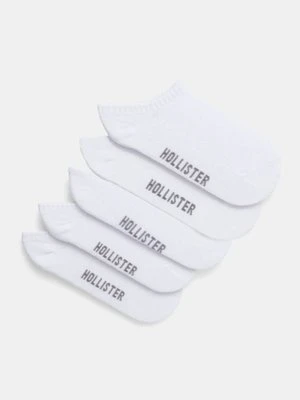 Hollister Co. skarpetki 5-pack męskie kolor biały KI312-4001