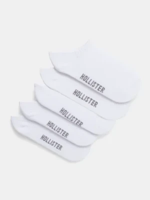 Hollister Co. skarpetki 5-pack męskie kolor biały KI312-4001