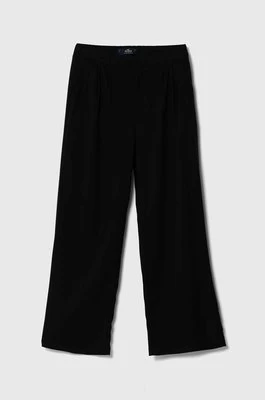 Hollister Co. spodnie damskie kolor czarny szerokie high waist