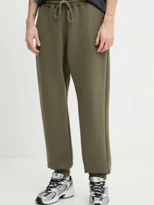 Hollister Co. spodnie dresowe męskie kolor zielony gładkie KI334-5160-330