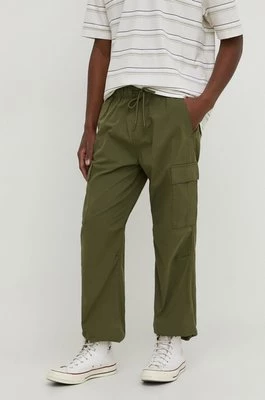 Hollister Co. spodnie męskie kolor zielony proste