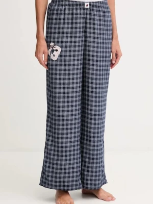 Hollister Co. spodnie piżamowe damska kolor granatowy KI346-5063