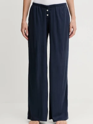 Hollister Co. spodnie piżamowe damska kolor granatowy KI346-5117-200
