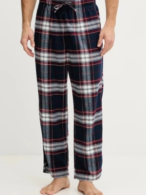 Hollister Co. spodnie piżamowe męska kolor granatowy wzorzysta KI313-5008-206