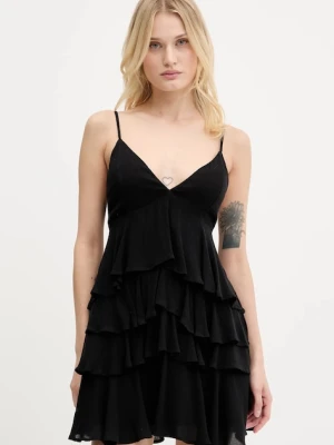 Hollister Co. sukienka kolor czarny mini rozkloszowana KI359-5152