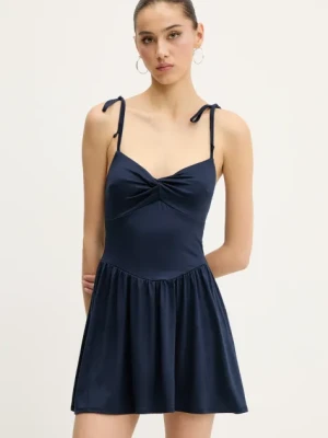 Hollister Co. sukienka kolor granatowy mini rozkloszowana KI359-5010
