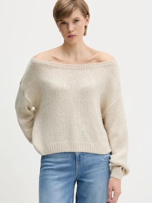 Hollister Co. sweter damski kolor beżowy KI350-5072