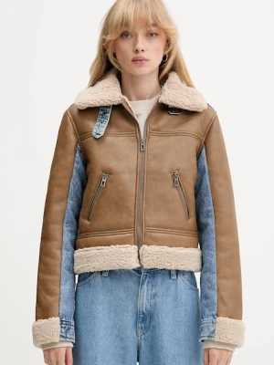 Hollister Co. sweter damski kolor beżowy lekki KI350-5134