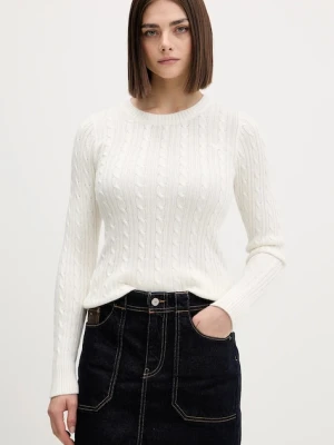 Hollister Co. sweter damski kolor beżowy lekki KI350-5305-101