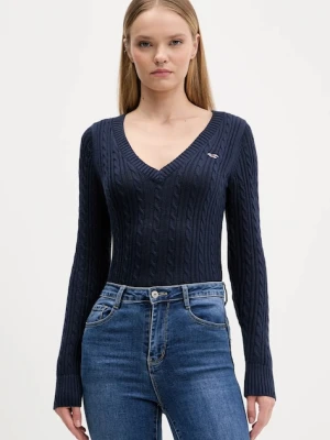 Hollister Co. sweter damski kolor granatowy KI350-5132