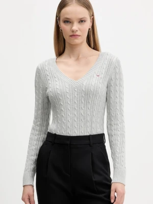 Hollister Co. sweter damski kolor szary lekki KI350-5132