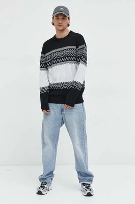 Hollister Co. sweter męski kolor czarny lekki