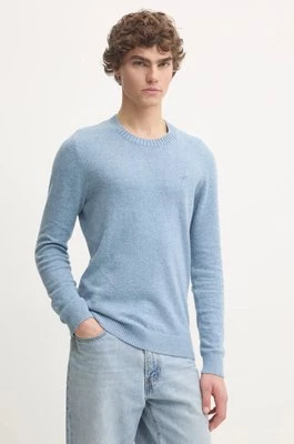 Hollister Co. sweter męski kolor niebieski lekki KI320-4040