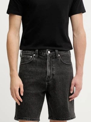 Hollister Co. szorty jeansowe męskie kolor czarny KI328-5115