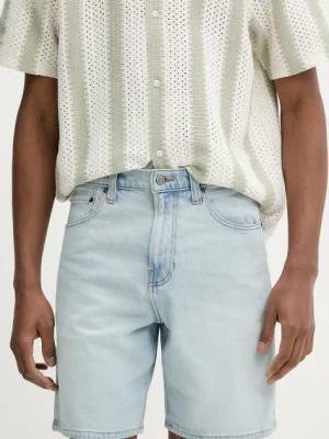 Hollister Co. szorty jeansowe męskie kolor niebieski KI328-5115