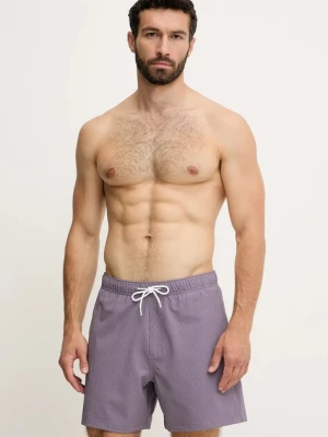 Hollister Co. szorty kąpielowe kolor fioletowy KI333-5030