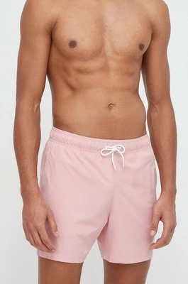 Hollister Co. szorty kąpielowe kolor różowy
