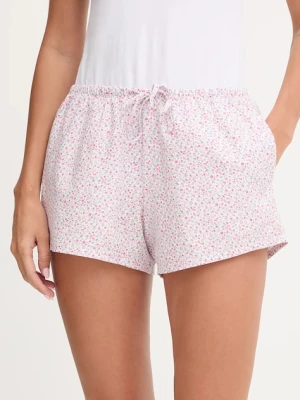 Hollister Co. szorty piżamowe bawełniane damska kolor różowy bawełniana KI346-5076